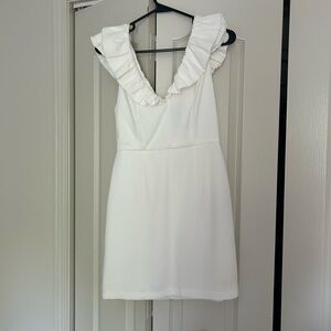 White mini dress!